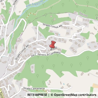 Mappa Strada Cesare Ferrero di Cambiano, 32, 10024 Moncalieri, Torino (Piemonte)
