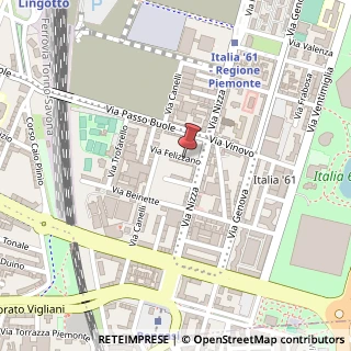 Mappa Via Felizzano,  8, 10127 Torino, Torino (Piemonte)