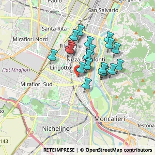 Mappa Via Felizzano, 10127 Torino TO, Italia (1.4185)