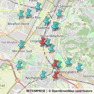 Mappa Via Felizzano, 10127 Torino TO, Italia (2.25842)