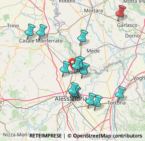 Mappa Via del Lavoro, 15048 Valenza AL, Italia (14.04286)