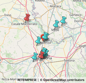 Mappa Via del Lavoro, 15048 Valenza AL, Italia (11.32154)