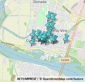 Mappa Via S. Pasquale, 45014 Porto Viro RO, Italia (0.4275)