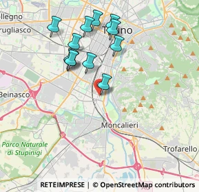 Mappa Via Genova, 10027 Torino TO, Italia (3.64417)