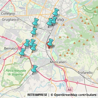 Mappa Via Genova, 10127 Torino TO, Italia (3.88273)