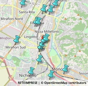 Mappa Via Genova, 10027 Torino TO, Italia (2.0075)
