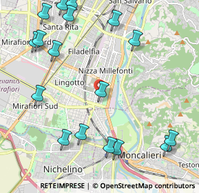 Mappa Via Genova, 10027 Torino TO, Italia (2.72176)