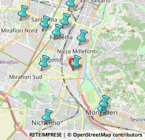 Mappa Via Genova, 10027 Torino TO, Italia (3.00824)