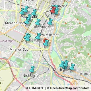 Mappa Via Genova, 10127 Torino TO, Italia (2.5545)