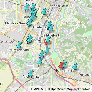 Mappa Via Genova, 10127 Torino TO, Italia (2.3215)