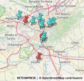 Mappa Via Genova, 10027 Torino TO, Italia (5.83727)