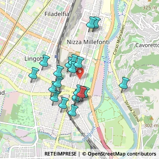 Mappa Via Genova, 10127 Torino TO, Italia (0.8075)