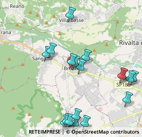 Mappa Piazza Municipio, 10090 Bruino TO, Italia (2.44263)