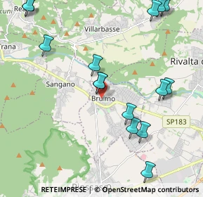 Mappa Piazza Municipio, 10090 Bruino TO, Italia (2.50733)