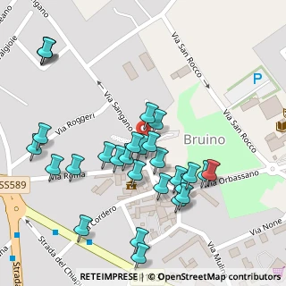 Mappa Piazza Municipio, 10090 Bruino TO, Italia (0.11786)