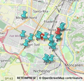 Mappa Via Piacenza, 10127 Torino TO, Italia (1.47611)