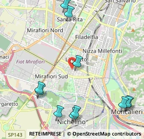 Mappa Via Piacenza, 10127 Torino TO, Italia (2.76545)