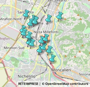 Mappa Giardino Corpo Italiano di Liberazione, 10127 Torino TO, Italia (1.56833)