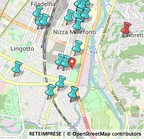 Mappa Giardino Corpo Italiano di Liberazione, 10127 Torino TO, Italia (1.165)