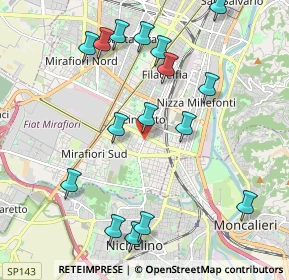 Mappa Via Pio VII, 10127 Torino TO, Italia (2.25875)