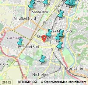 Mappa Via Pio VII, 10127 Torino TO, Italia (2.39143)