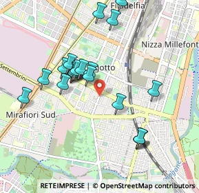 Mappa Via Pio VII, 10127 Torino TO, Italia (0.9215)