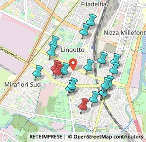 Mappa Via Pio VII, 10127 Torino TO, Italia (0.848)