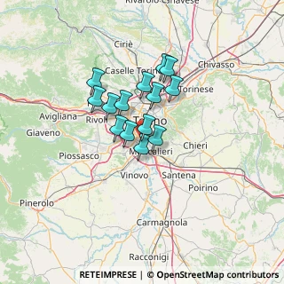 Mappa , 10127 Torino TO, Italia (9.21929)