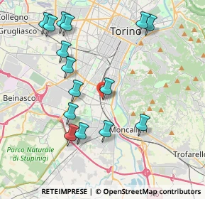 Mappa Via Beinette, 10027 Torino TO, Italia (4.338)