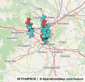 Mappa Via Imperia, 10135 Torino TO, Italia (7.13)