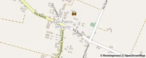 Mappa San Pietro in Cerro
