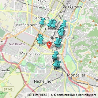 Mappa Corso Traiano N °, 10127 Torino TO, Italia (1.419)