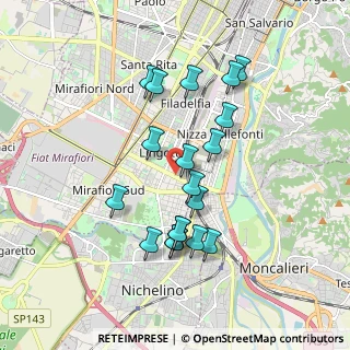 Mappa Corso Traiano N °, 10127 Torino TO, Italia (1.70263)