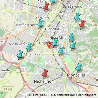 Mappa Corso Traiano N °, 10127 Torino TO, Italia (2.71625)
