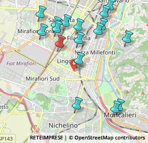 Mappa Corso Traiano N °, 10127 Torino TO, Italia (2.32353)