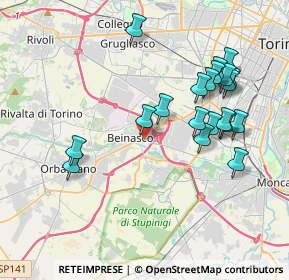 Mappa Via Mirafiori, 10092 Beinasco TO, Italia (3.928)