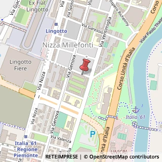 Mappa Via Millefonti, 28, 10126 Torino, Torino (Piemonte)