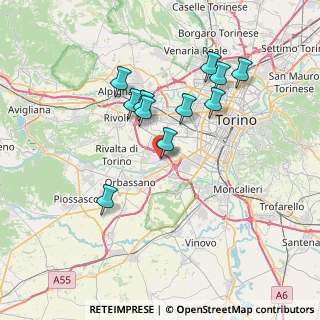Mappa Via Bellezia, 10043 Orbassano TO, Italia (6.62273)