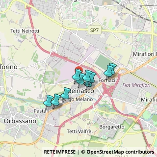Mappa Via Bellezia, 10043 Orbassano TO, Italia (1.34545)