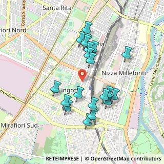 Mappa Via Carlo Bossoli, 10127 Torino TO, Italia (0.8665)