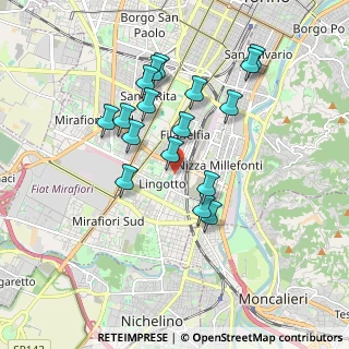 Mappa Via Carlo Bossoli, 10127 Torino TO, Italia (1.68235)