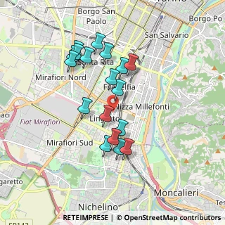 Mappa Via Carlo Bossoli, 10127 Torino TO, Italia (1.65278)