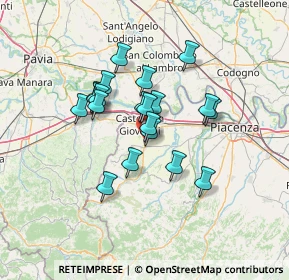 Mappa Str. Castel S. Giovanni, 29011 Borgonovo Val Tidone PC, Italia (10.666)