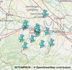 Mappa Str. Castel S. Giovanni, 29011 Borgonovo Val Tidone PC, Italia (10.1925)