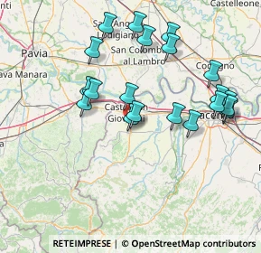 Mappa Str. Castel S. Giovanni, 29011 Borgonovo Val Tidone PC, Italia (15.3565)