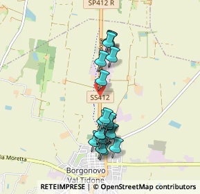 Mappa Str. Castel S. Giovanni, 29011 Borgonovo Val Tidone PC, Italia (0.8465)