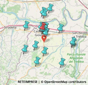 Mappa Str. Castel S. Giovanni, 29011 Borgonovo Val Tidone PC, Italia (6.314)