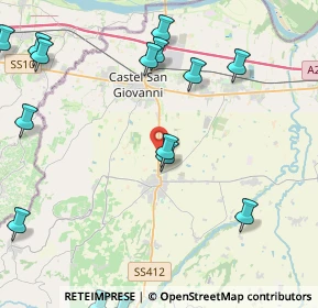 Mappa Str. Castel S. Giovanni, 29011 Borgonovo Val Tidone PC, Italia (6.05235)