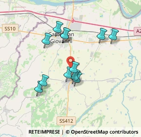 Mappa Str. Castel S. Giovanni, 29011 Borgonovo Val Tidone PC, Italia (3.17)