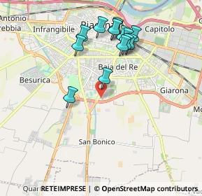 Mappa Via Corrado Visconti, 29122 Piacenza PC, Italia (1.89143)
